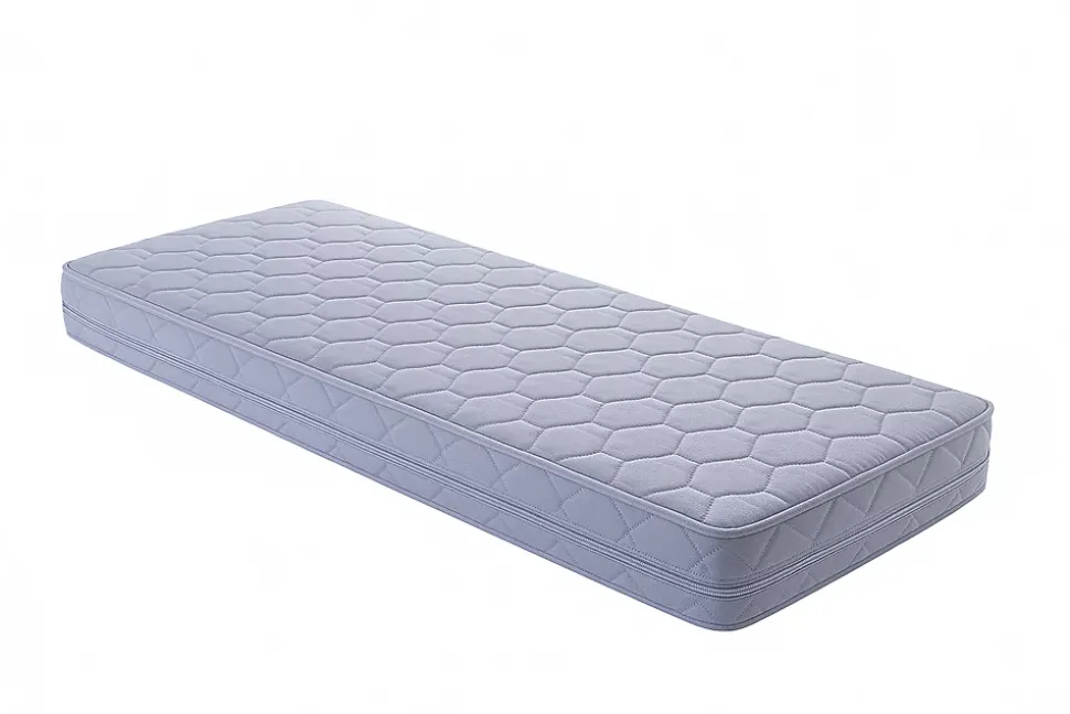 Matelas 60 Kg/m3 70x190 x 19 cm Ferme - Déhoussable Housse Lavable - 5 Zones de Confort