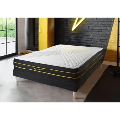 Matelas Mémoire de forme et micro ressorts ensachés - Confort : Equilibré