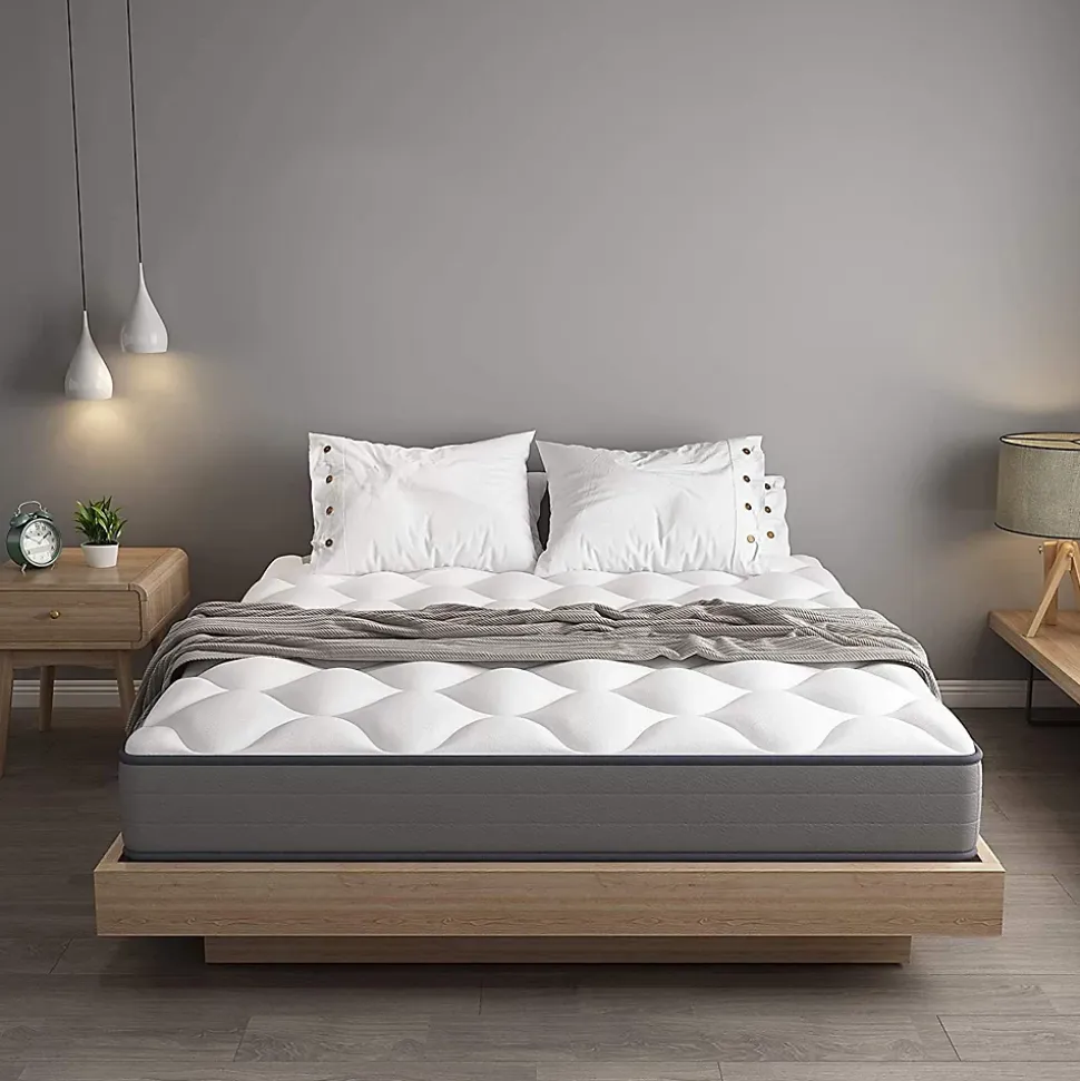 Matelas à ressorts 140 x 200 cm, 20 cm d'épaisseur, 7 zones ergonomiques