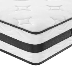 Matelas à ressorts bonnell moyen 90x190 cm vidaXL