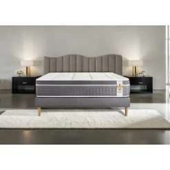 Matelas Ressorts ensachés et mémoire de forme - Confort : Equilibré