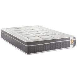 Matelas Ressorts ensachés et mémoire de forme - Confort : Equilibré