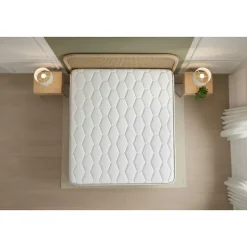 Matelas Ressorts ensachés et mémoire de forme - Confort : Equilibré