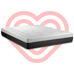 Matelas Ressorts ensachés et mémoire de forme - Confort : Ferme