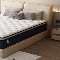 Matelas à Ressorts ensachés 90x190cm, 25 cm d'épaisseur