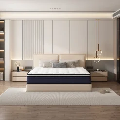 Matelas à Ressorts ensachés 90x190cm, 25 cm d'épaisseur