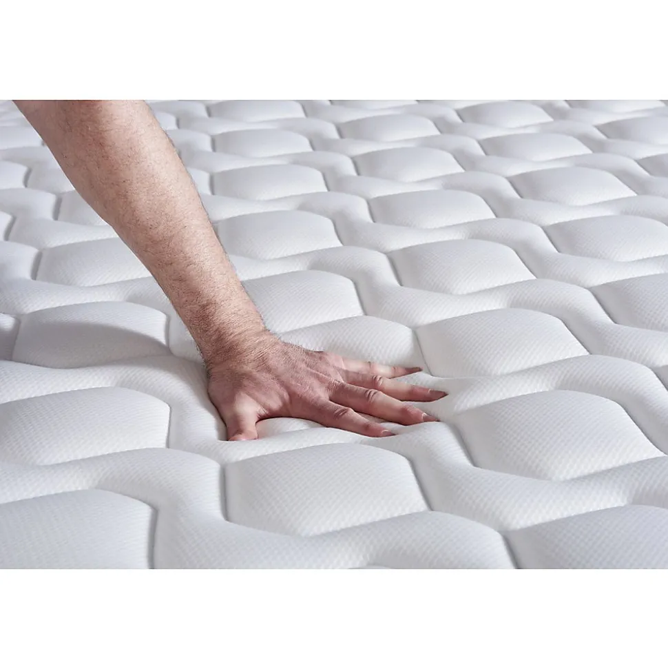 Matelas Ressorts ensachés et mémoire de forme - Confort : Ferme
