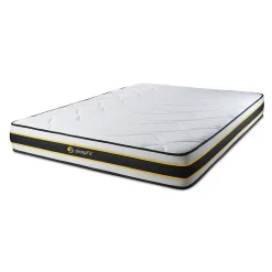 Matelas Ressorts ensachés et mémoire de forme - Confort : Ferme