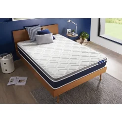 Matelas Ressorts ensachés et mémoire de forme - Confort : Mi-ferme