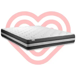 Matelas Ressorts ensachés et mémoire de forme - Confort : Ferme