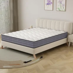 Matelas à ressorts ensachés ergonomique 7 zones,140x200cm,Hauteur 20cm,Dureté H3/Certifié Oeko-Tex