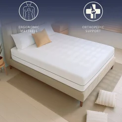 Matelas 90 X 200 Hauteur 20 cm Orthopédique Hypoallergénique Fabriqué en Italie