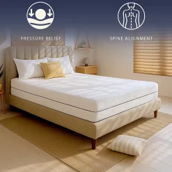 Matelas 160 X 200 Hauteur 18 cm Orthopédique Hypoallergénique Fabriqué en Italie