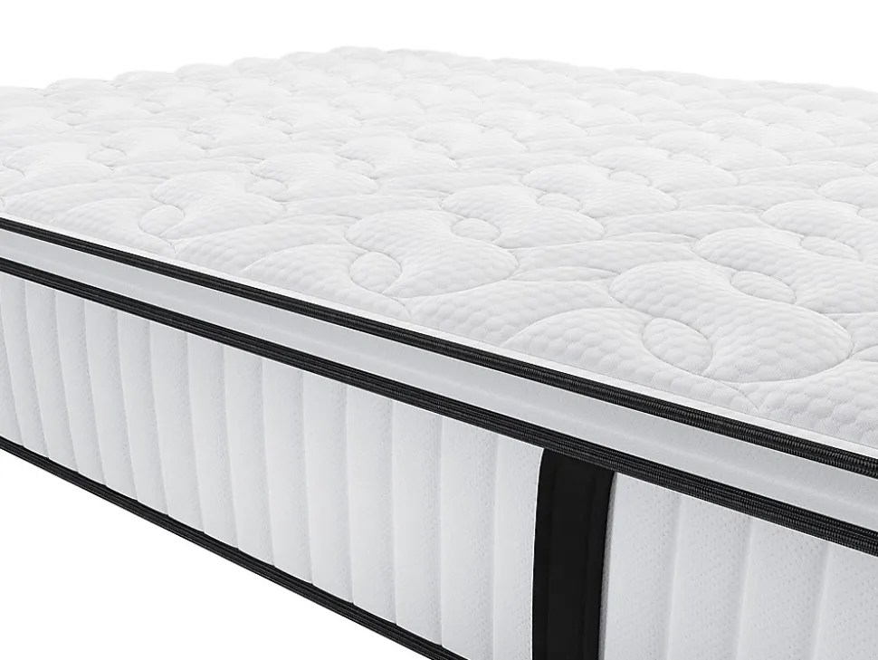 Matelas 180 x 200 cm anti-feu ressorts ensachés et surmatelas intégré ép.28cm - DELICE de YSMÉE HÔTEL