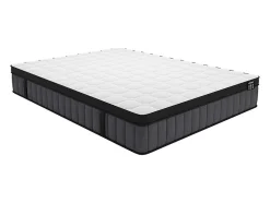 Matelas 160 x 200 cm hybride ressorts ensachés 7 zones et gel à mémoire de forme ép.25cm - TOLCA de YSMÉE