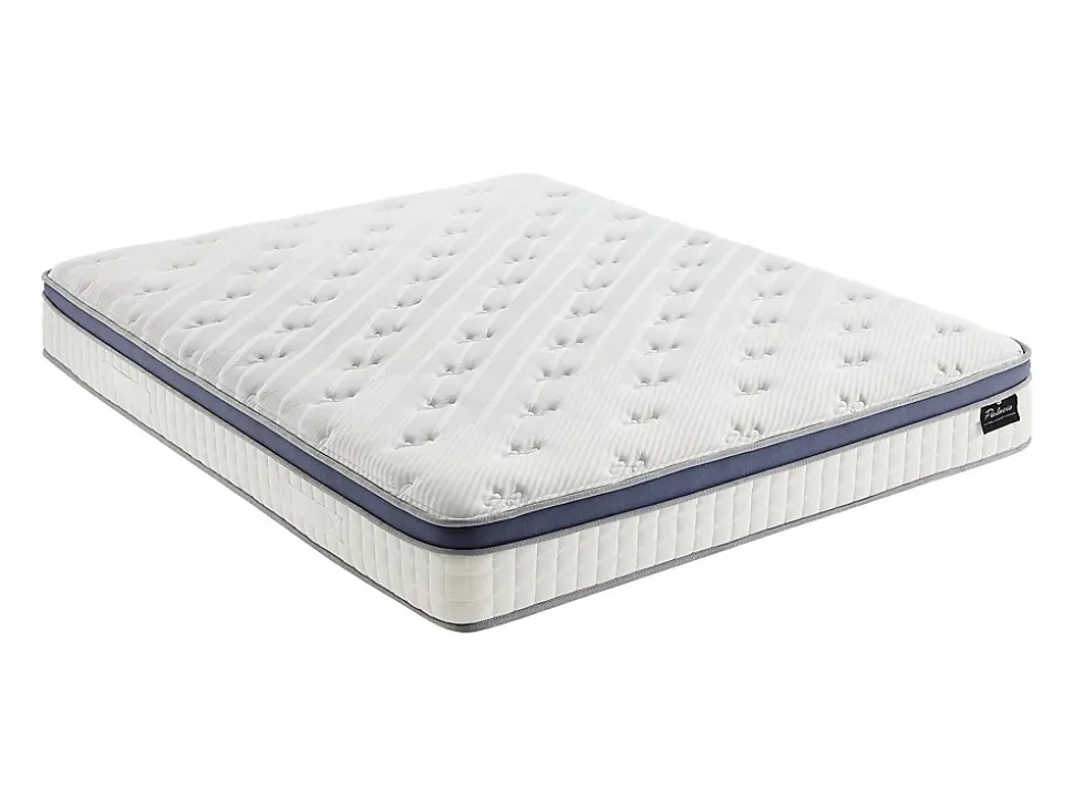 Matelas 180 x 200 cm hybride ressorts ensachés 7 zones et mémoire de forme ép.25cm - MALAO de PALACIO