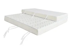 Matelas 140 x 190 cm mousse BZ aloe vera ép.12cm - FIESTA de NATUREA