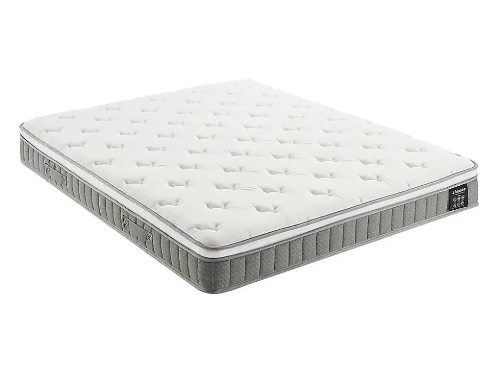 Matelas 140 x 190 cm ressorts ensachés et accueil mémoire de forme ép.21cm - VITOGO de YSMÉE