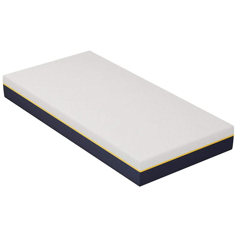 Matelas Adulte 90x190 cm, Épaisseur 21 cm, Mousse à Mémoire + Fibres de Charbon de Bambou