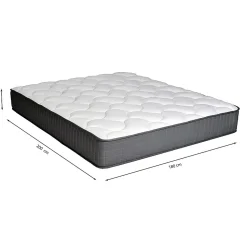 Matelas CARLTON 180x200 ressorts et mémoire de forme