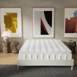 Matelas Celestia - Épaisseur 30 cm - Ressorts ensachés & Mousse Charbon Actif - Indépendance de couchage - (160 x 200 cm)