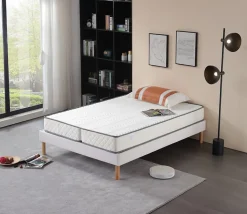 Matelas clic clac - 160x200 - hauteur 10 cm - soutien ferme - confort optimal - usage quotidien - techno10