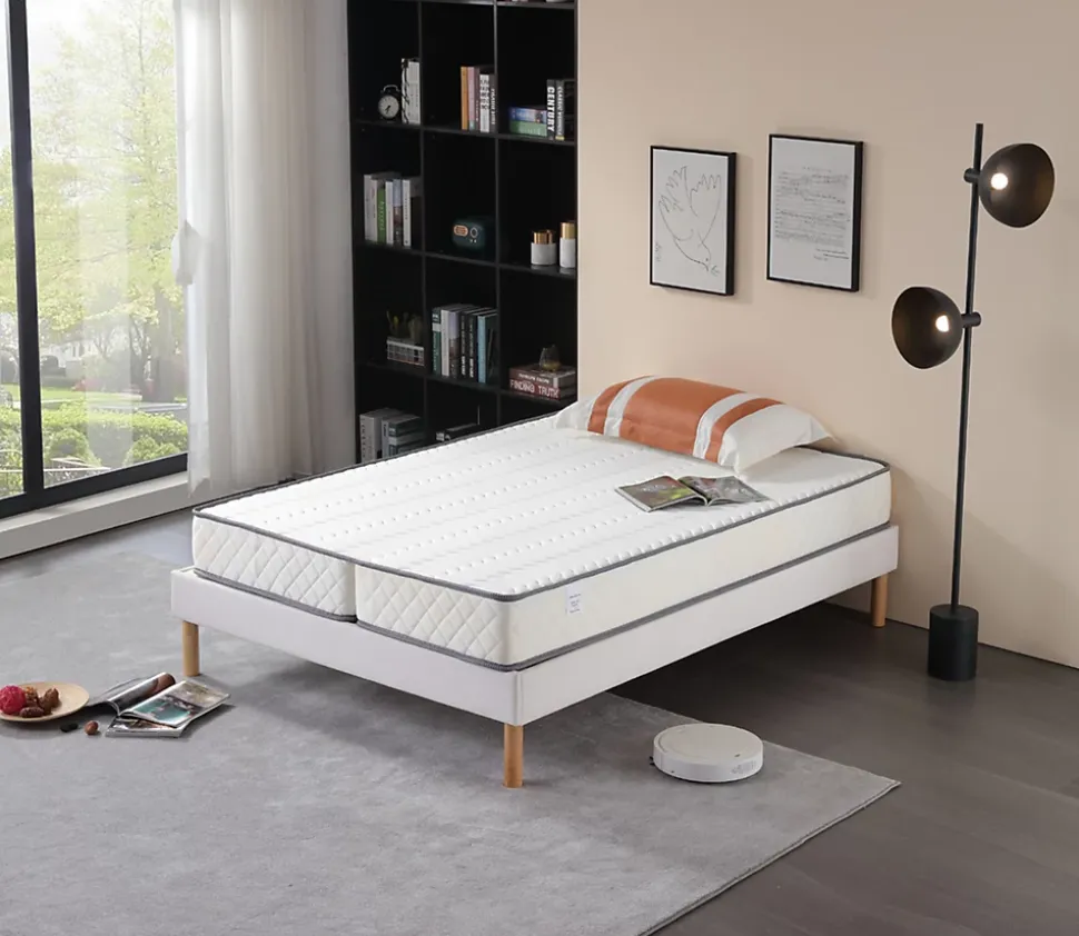 Matelas clic clac - 160x200 - hauteur 10 cm - soutien ferme - confort optimal - usage quotidien - techno10