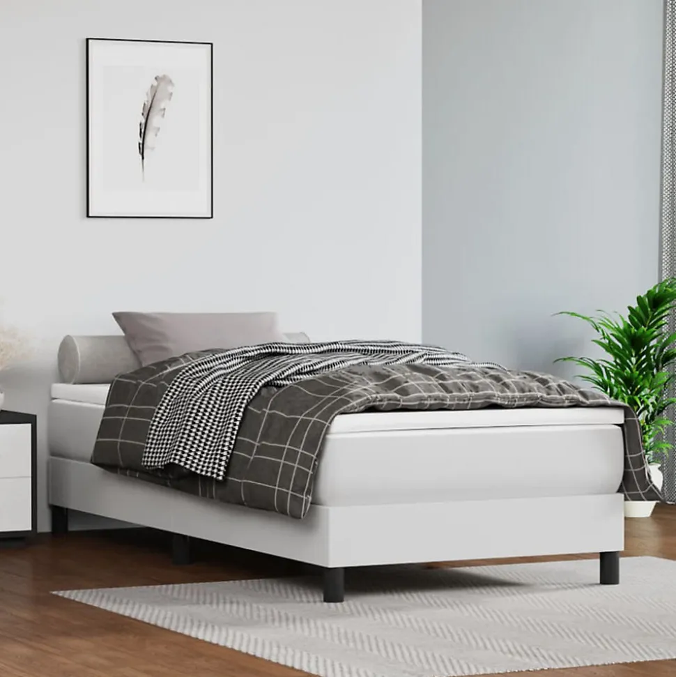 Matelas de lit à ressorts ensachés fermeté moyenne blanc 120x190x20 cm vidaXL