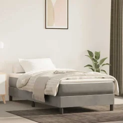 Matelas de lit à ressorts ensachés fermeté moyenne 80x210x20 cm velours vidaXL