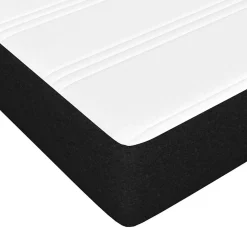 Matelas de lit à ressorts ensachés fermeté moyenne noir 120x190x20 cm Tissu vidaXL