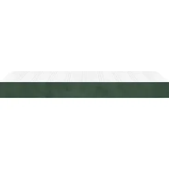 Matelas de lit à ressorts ensachés fermeté moyenne 80x220x20 cm velours vidaXL