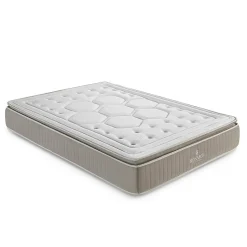 Matelas Deluxe Crown - Ressorts Ensachés Taille 190 x 140 cm Hauteur 28 cm