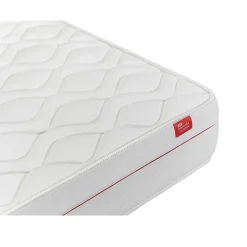 Matelas Deluxe Orthopédique 190 x 140 cm, 27 cm. Ressorts ensachés et viscoélastique, réversible, soutien medium, tissu respirant.