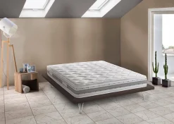 Matelas double Dfiorio, matelas amovible en mousse à mémoire de forme et Waterfoam,, 120x200h21 cm