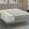 Matelas double Dgiudic, orthopédique en mousse à mémoire de forme et microressorts ensachés,, 120x190h37 cm