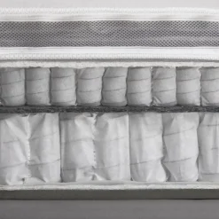 Matelas double Dgiudic, orthopédique en mousse à mémoire de forme et microressorts ensachés,, 120x190h37 cm