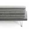 Matelas double Dme, orthopédique en mousse à mémoire de forme et microressorts ensachés,, 160x190h37 cm