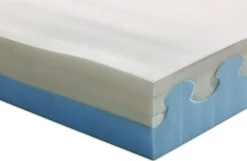 Matelas double Dmelos, matelas en mousse à mémoire de forme et Waterfoam, anti-acariens et hypoallergénique, 160x190h 22 cm
