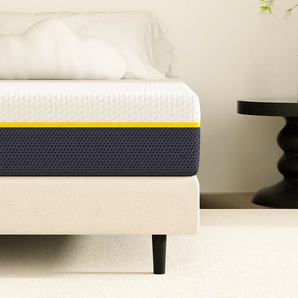 Matelas double en mousse à mémoire de forme, 140 x 190 cm, épaisseur 17 cm