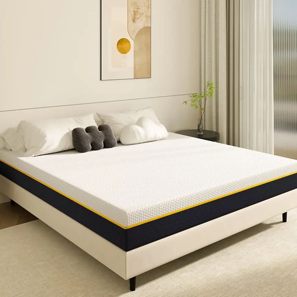 Matelas double en mousse à mémoire de forme, 140 x 190 cm, épaisseur 17 cm