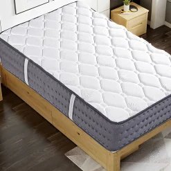 Matelas ELYA en mousse, réversible 3D avec face été/ hiver, mémoire de forme, indépendance du couchage- 90 X 190 X 20 cm