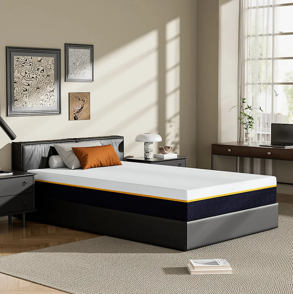 Matelas en mousse à mémoire de forme 90 x 200 cm , épaisseur 17 cm