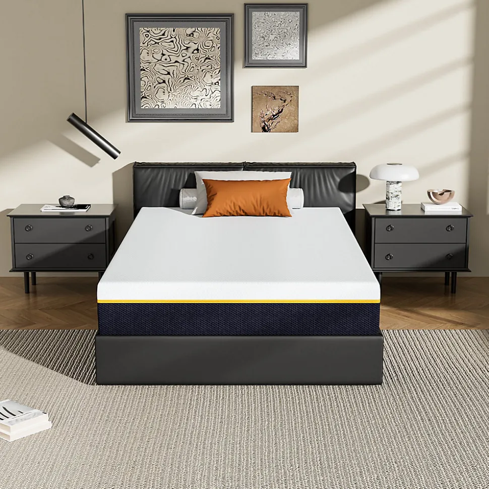 Matelas en mousse à mémoire de forme 90 x 190 cm , épaisseur 21 cm