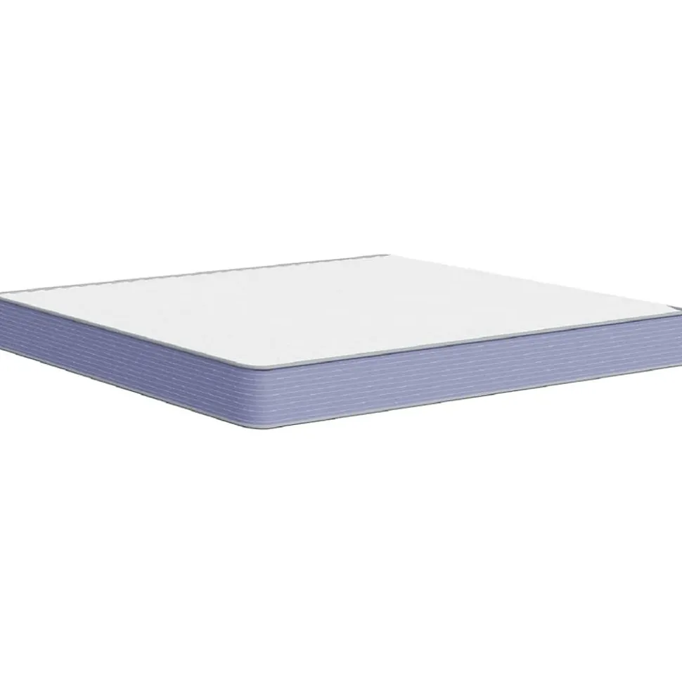 Matelas en mousse moyennement doux 200x200 cm vidaXL