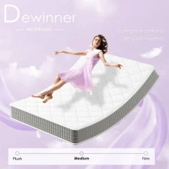 Matelas en mousse 140x190 cm - 25 cm de hauteur