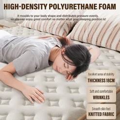 Matelas en Mousse 90x190cm,Épaisseur 18cm