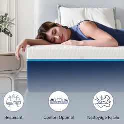 Matelas en Mousse 160x200cm,Épaisseur 16cm