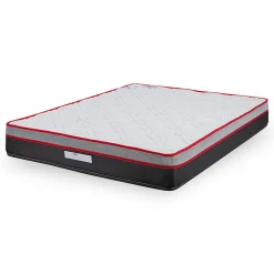 Matelas Energy I - 23 cm, mousse viscoélastique, fermeté moyenne, bloc 25 RS, tissu 3D, anti-acariens.