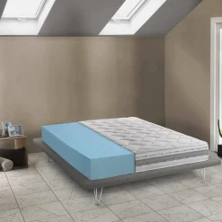 Matelas enfant 140x200 cm Talamo Italia accueil dynamique soutien medium epaisseur 21 cm Non specifie zones housse de matelas