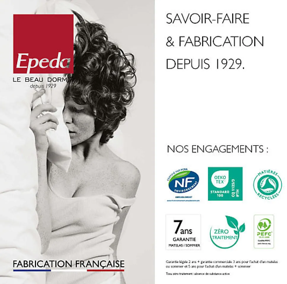 Matelas Epeda ITINERAIRE 160x200 Ressorts